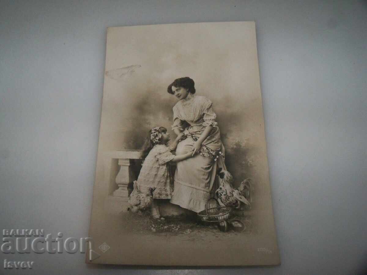 Two old French Easter postcards, 1910 - 5 Two old French Easter postcards, 1910 - 5