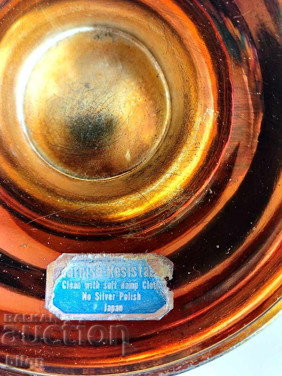 Uniquely Beautiful Silver-Plated Japanese Sugar Bowl - 6 Uniquely Beautiful Silver-Plated Japanese Sugar Bowl - 6