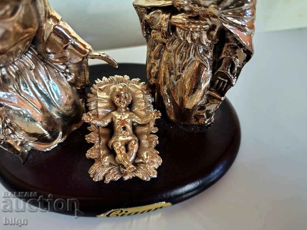 Уникално Красива Посребрена Фигура-Рождество Христово - 5 Уникално Красива Посребрена Фигура-Рождество Христово - 5