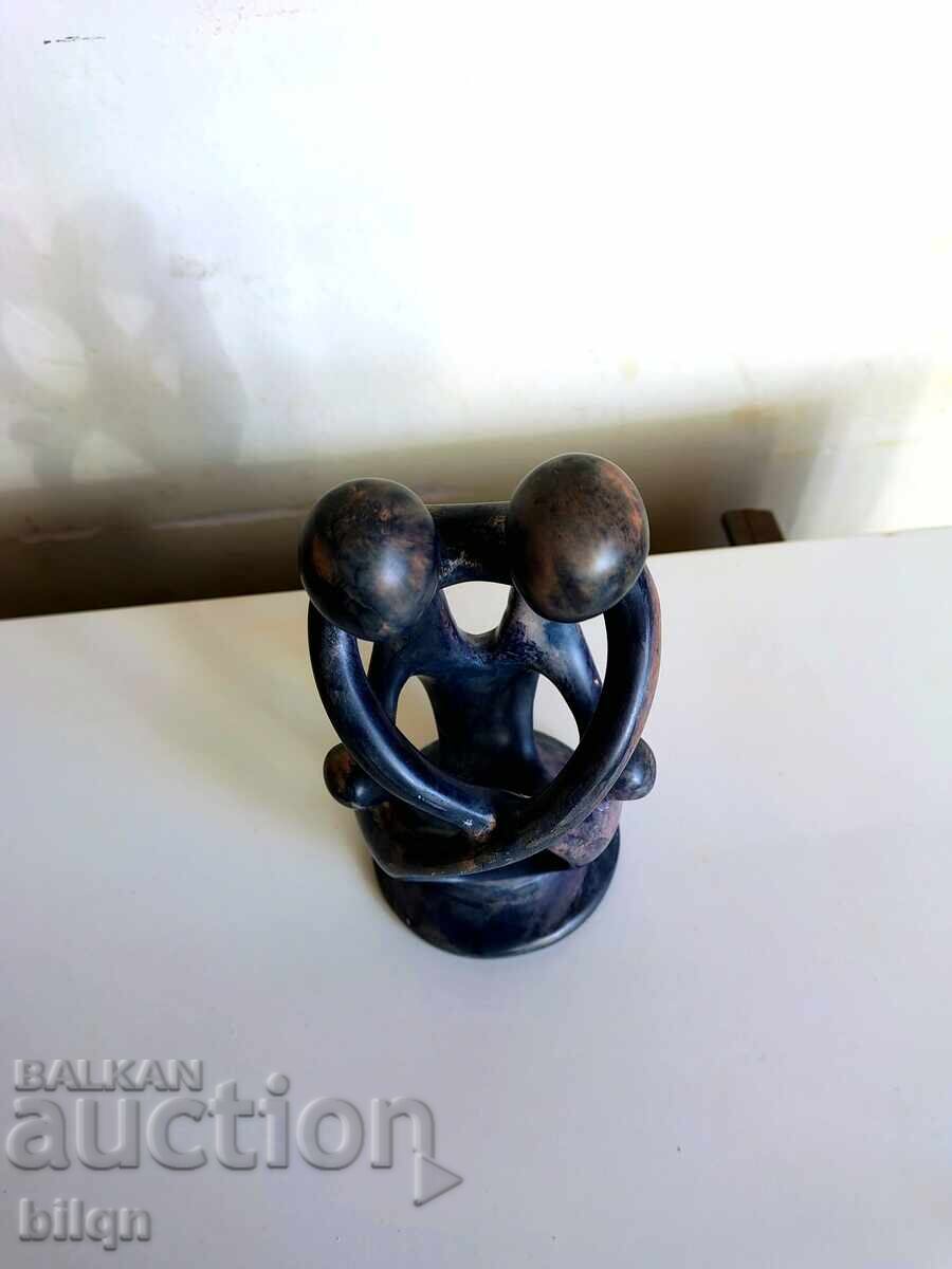 Auction  Wonderful Art Figurine - Soapstone Family