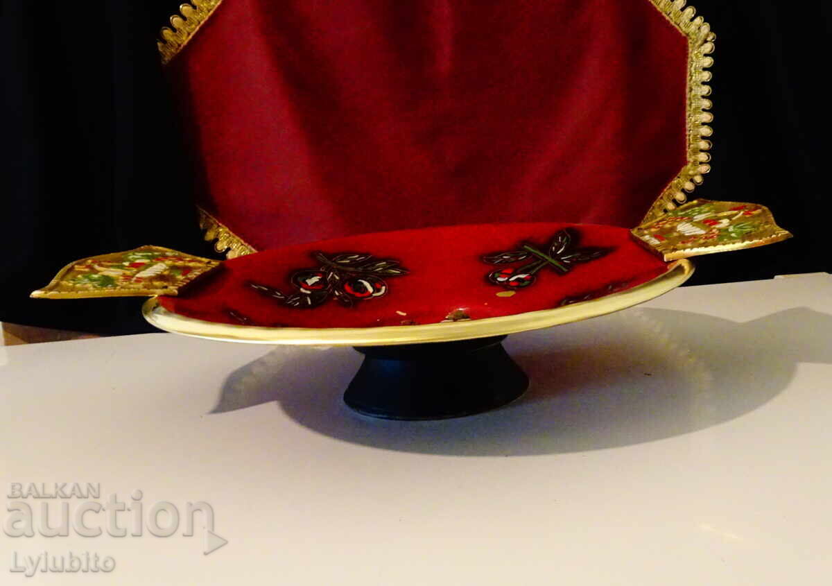 Tall Bronze Fruit Bowl Israel 38 cm, 720 g with price 56.00 BGN | € 28.63 Tall Bronze Fruit Bowl Israel 38 cm, 720 g with price 56.00 BGN | € 28.63