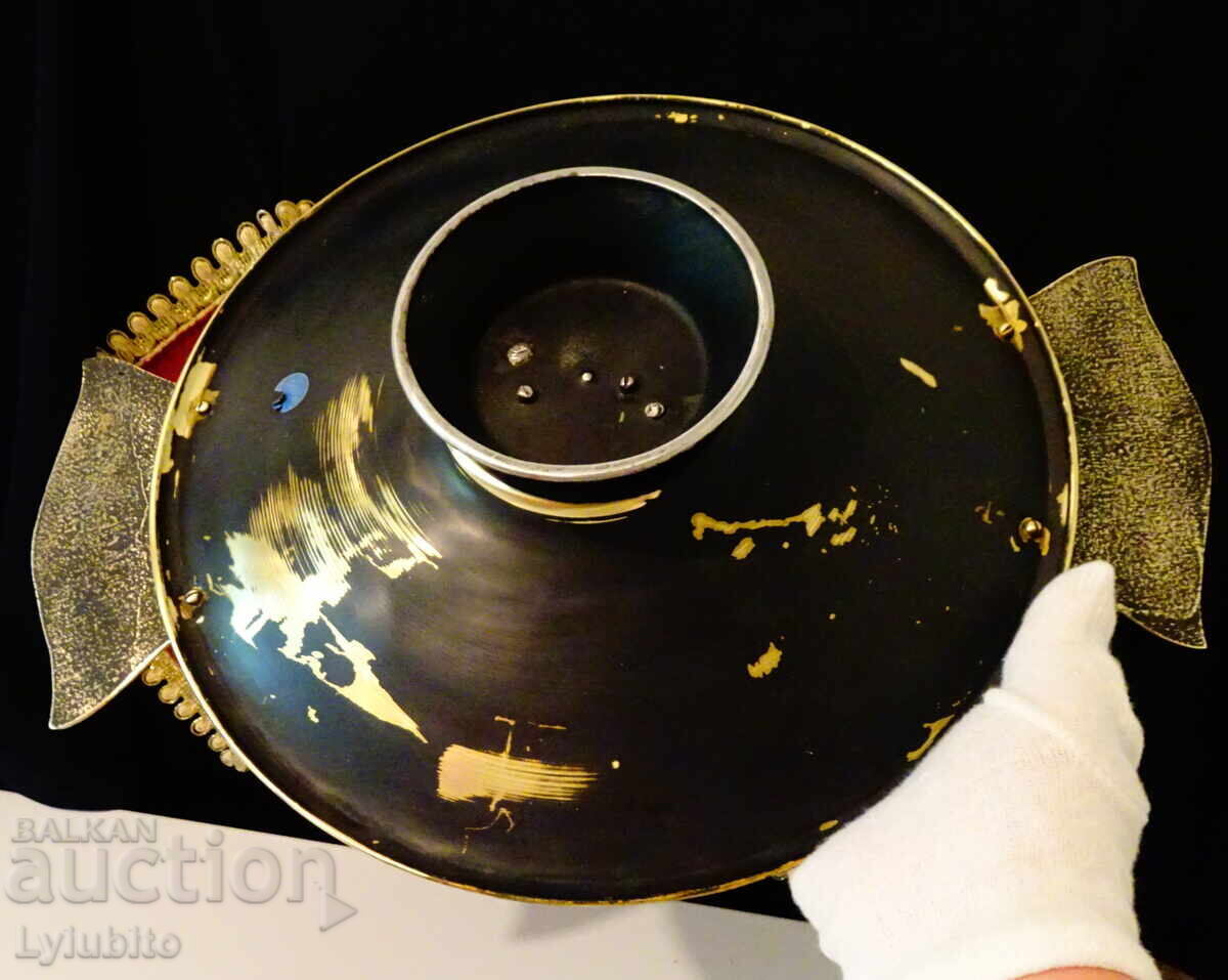 Delivery of Tall Bronze Fruit Bowl Israel 38 cm, 720 g Delivery of Tall Bronze Fruit Bowl Israel 38 cm, 720 g