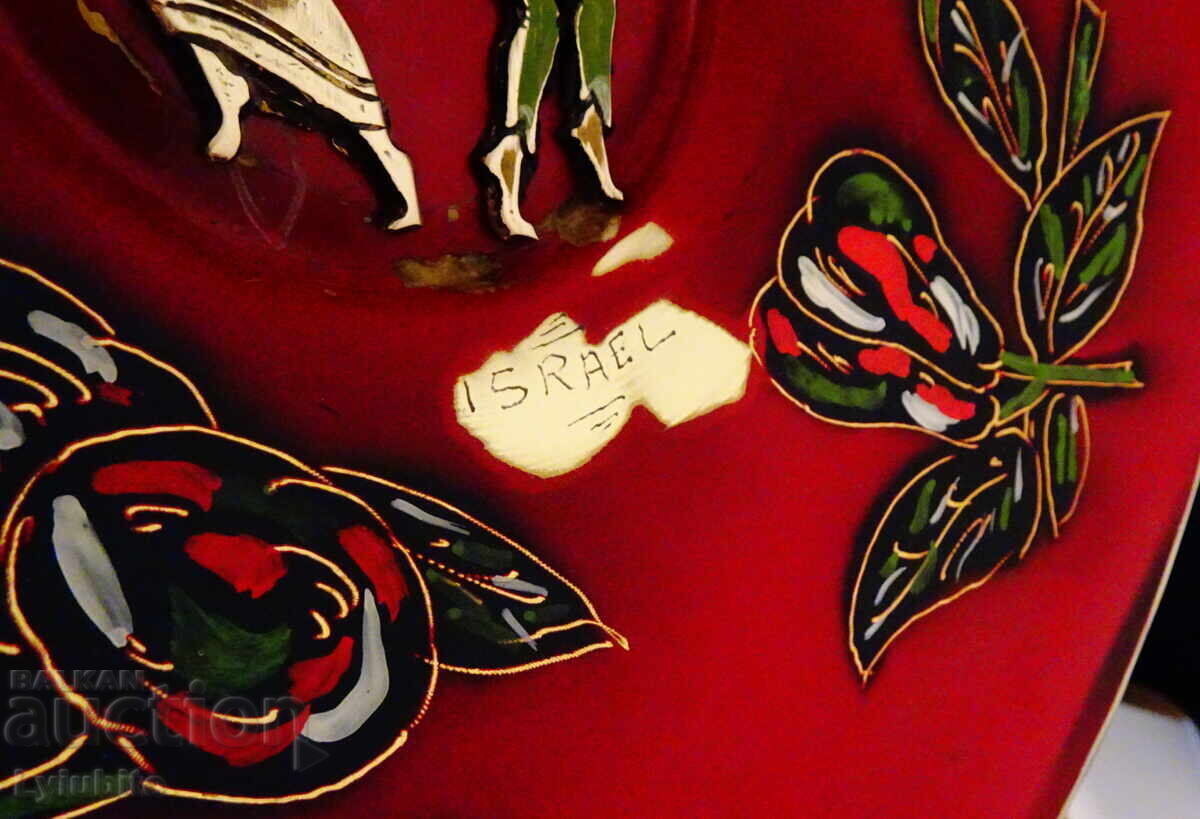 Tall Bronze Fruit Bowl Israel 38 cm, 720 g - 5 Tall Bronze Fruit Bowl Israel 38 cm, 720 g - 5