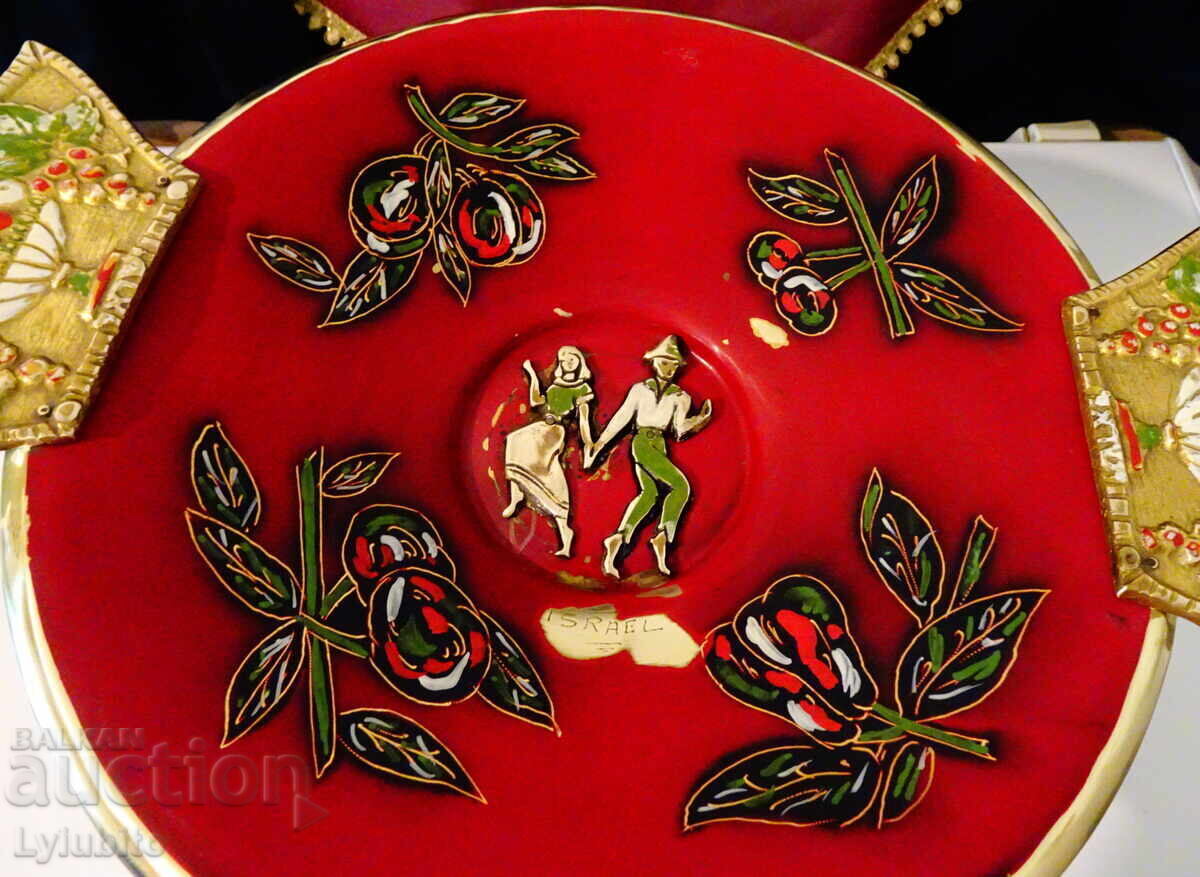 Tall Bronze Fruit Bowl Israel 38 cm, 720 g - 6 Tall Bronze Fruit Bowl Israel 38 cm, 720 g - 6