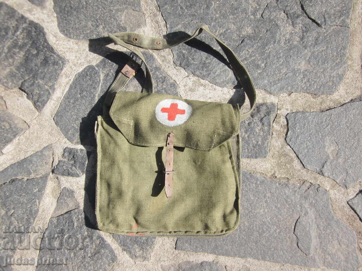 VSV Βασίλειο της Βουλγαρίας στρατιωτική ιατρική τσάντα VSV Βασίλειο της Βουλγαρίας στρατιωτική ιατρική τσάντα