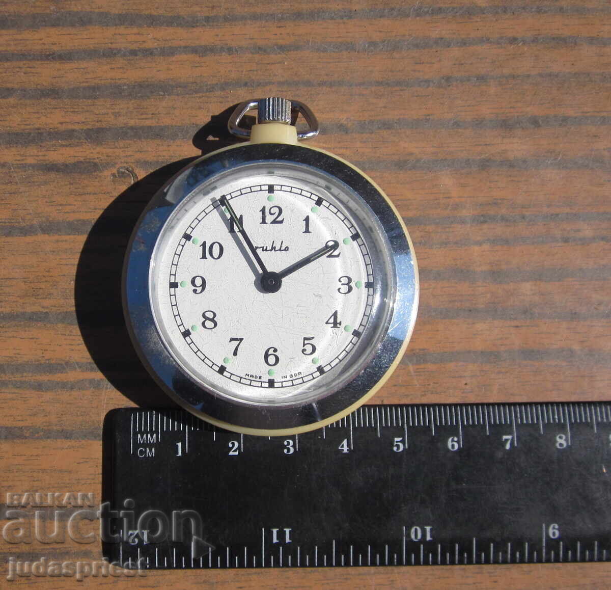 Retro GDR German Pocket Watch RUHLA from Socialism - 7 Retro GDR German Pocket Watch RUHLA from Socialism - 7