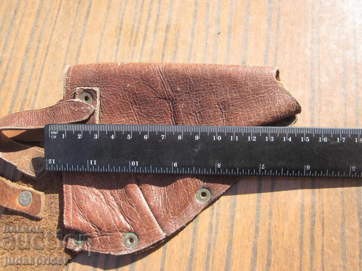 Παλιό δερμάτινο θήκη πιστολιού, έτους 1957 - 6 Παλιό δερμάτινο θήκη πιστολιού, έτους 1957 - 6