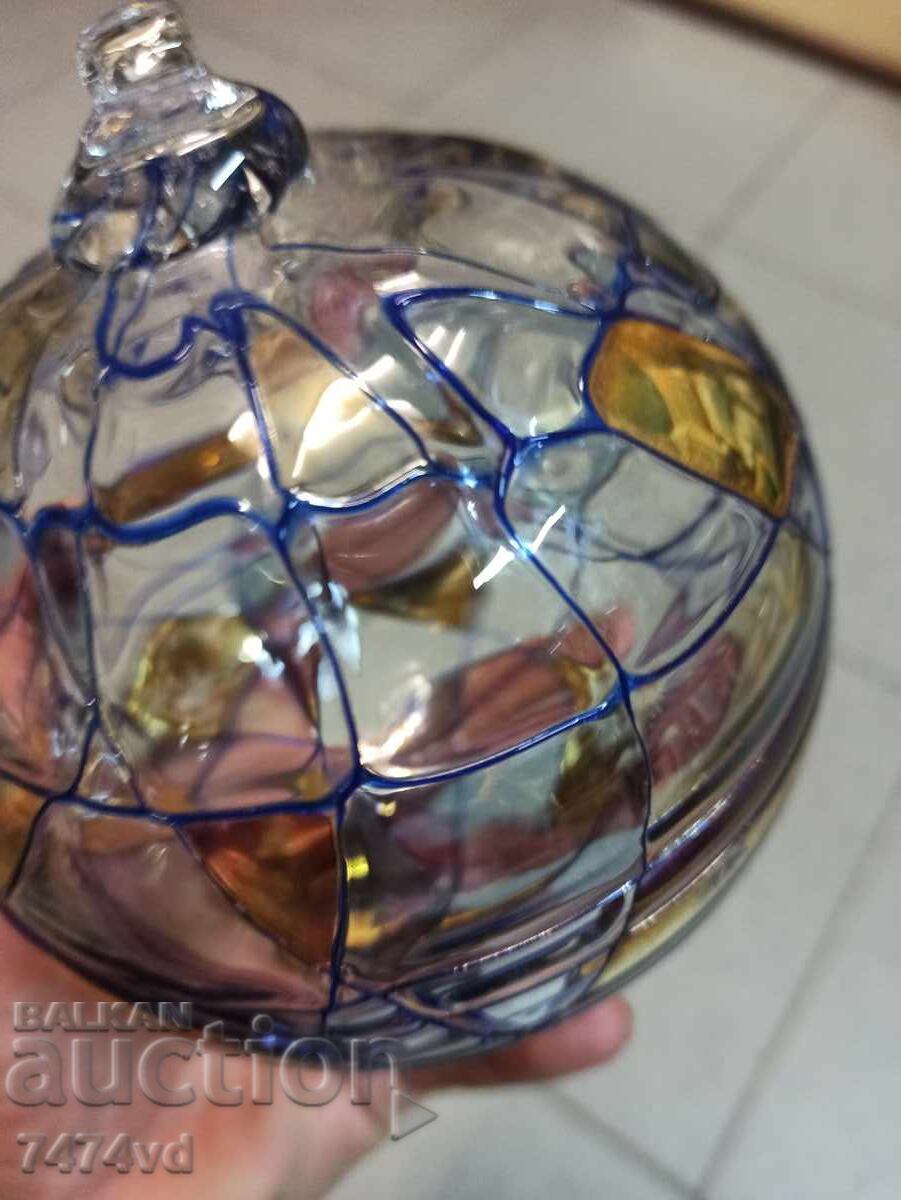 Licitație MARE GLOB DE STICLĂ TIFFANY