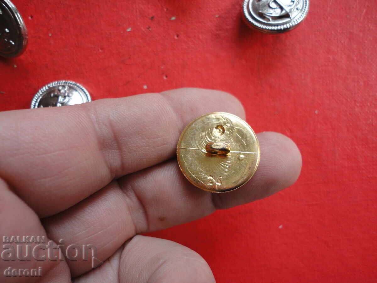 Auction Sailor Metal Buttons Button Anchor Auction Sailor Metal Buttons Button Anchor