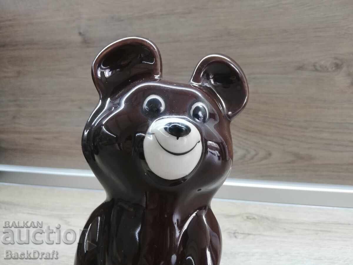 Porcelain figure 21cm. Misha the Bear Olympics Moscow 1980 with price 119.00 BGN | € 60.84 Porcelain figure 21cm. Misha the Bear Olympics Moscow 1980 with price 119.00 BGN | € 60.84