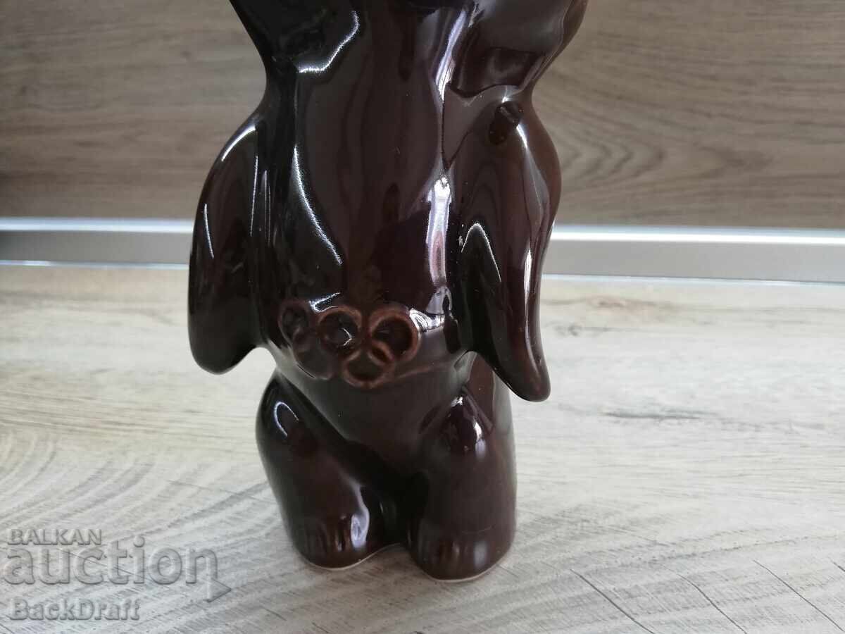 Auction Porcelain figure 21cm. Misha the Bear Olympics Moscow 1980 Auction Porcelain figure 21cm. Misha the Bear Olympics Moscow 1980