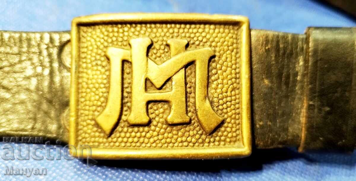 Old, damaged Police Belt - B.M.K with price 44.90 BGN | € 22.96 Old, damaged Police Belt - B.M.K with price 44.90 BGN | € 22.96