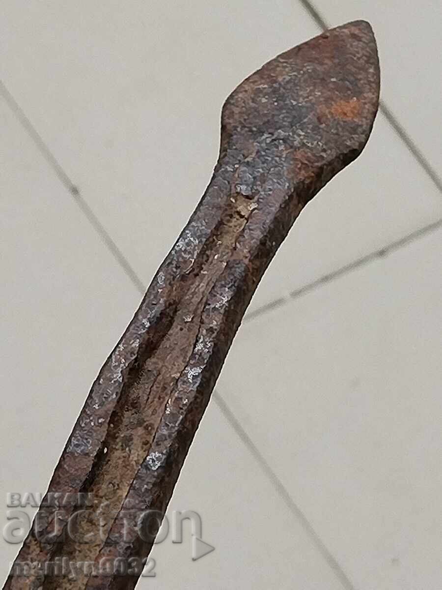 Old forged iron primitive - 5 Old forged iron primitive - 5