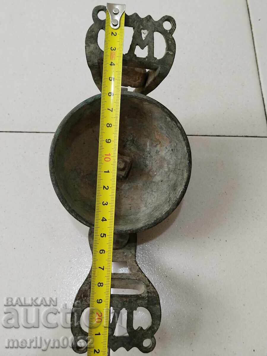 Bronze bell 19th century signaling for front door bell - 5