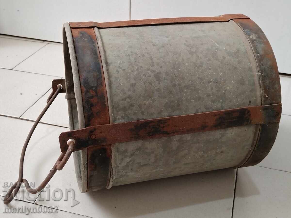 Galvanized bucket, well bucket, metal container - 5 Galvanized bucket, well bucket, metal container - 5