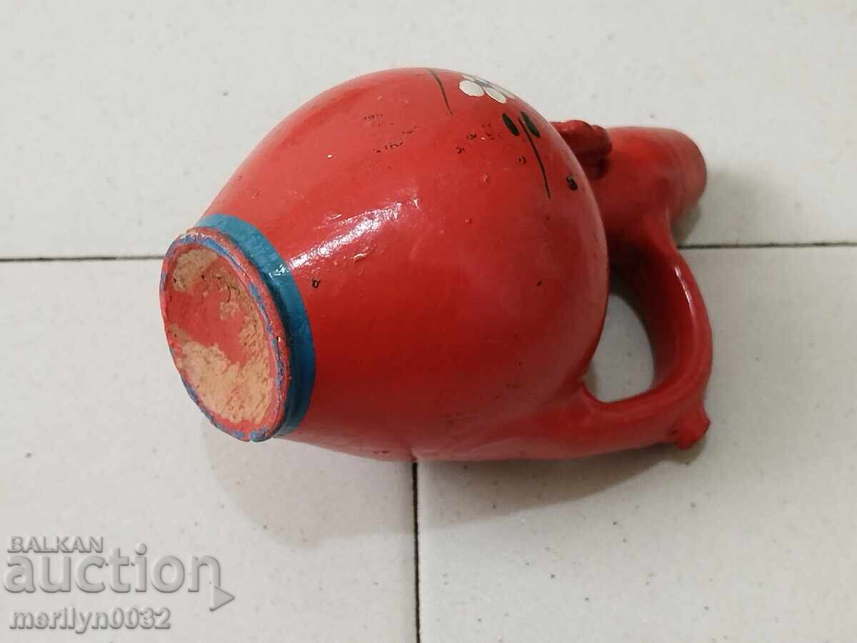 Old colorful jug, pitcher, cruet, ceramics - 6 Old colorful jug, pitcher, cruet, ceramics - 6