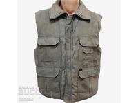 Quilted vest, green, military (18.2)