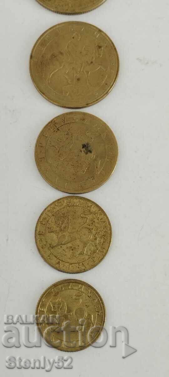 Παράδοση 10,20,50 st.1,2,5,10 lv.από 1992 g Παράδοση 10,20,50 st.1,2,5,10 lv.από 1992 g