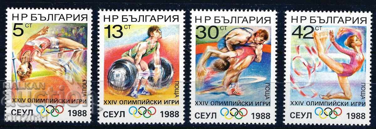 Βουλγαρία 1988 - Ολυμπιάδα MNH Βουλγαρία 1988 - Ολυμπιάδα MNH