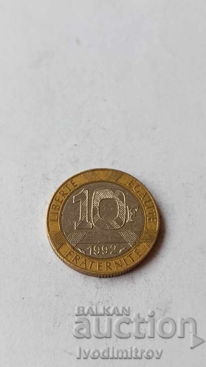 Franța 10 franci 1992 Franța 10 franci 1992