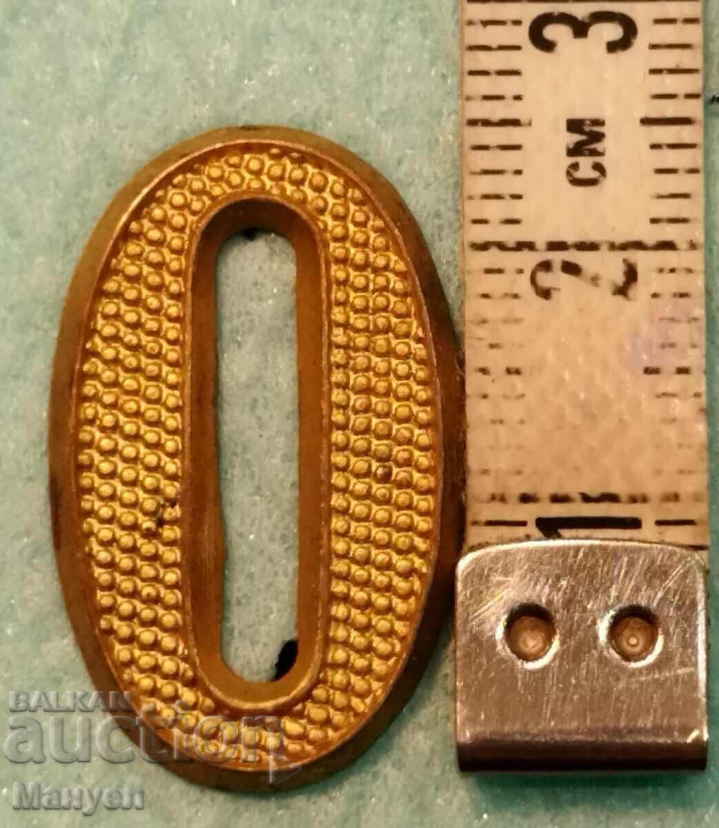 Numbers for shoulder boards, epaulettes - 6 Numbers for shoulder boards, epaulettes - 6