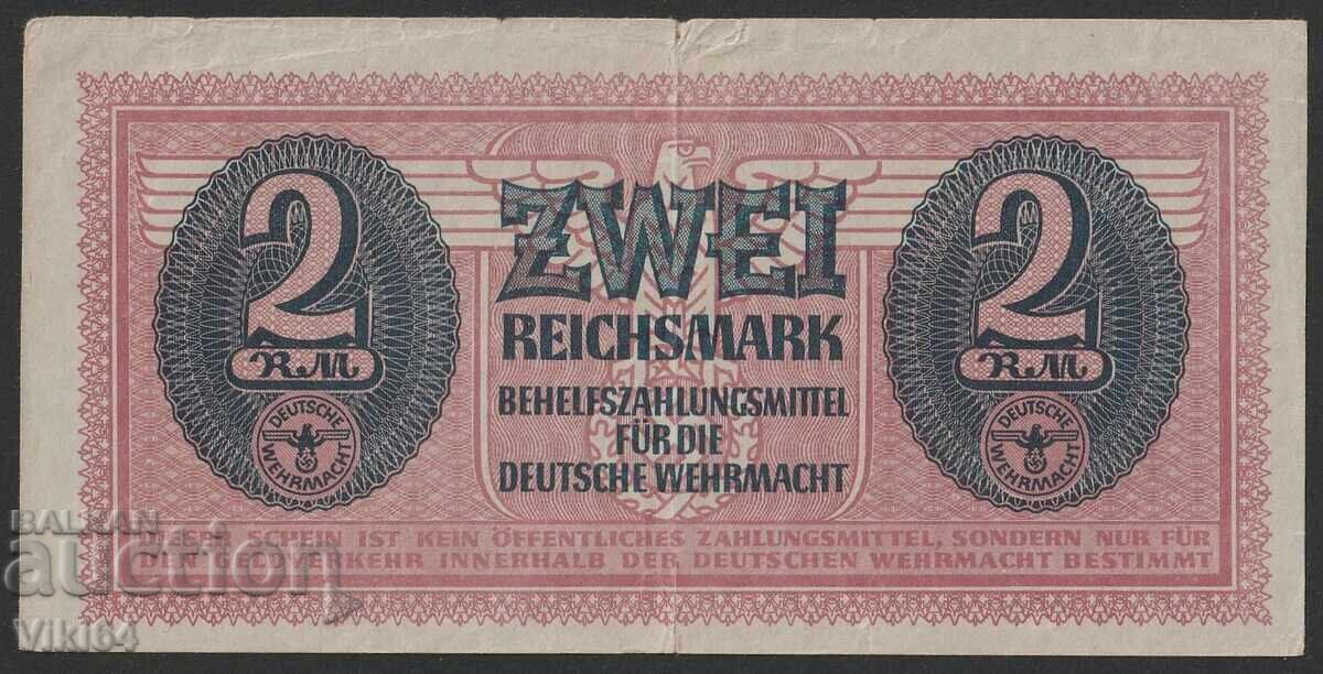 Γερμανία 2 μάρκα 1942 μ.Χ. Βέρμαχτ Σβάστικα Σπάνιο