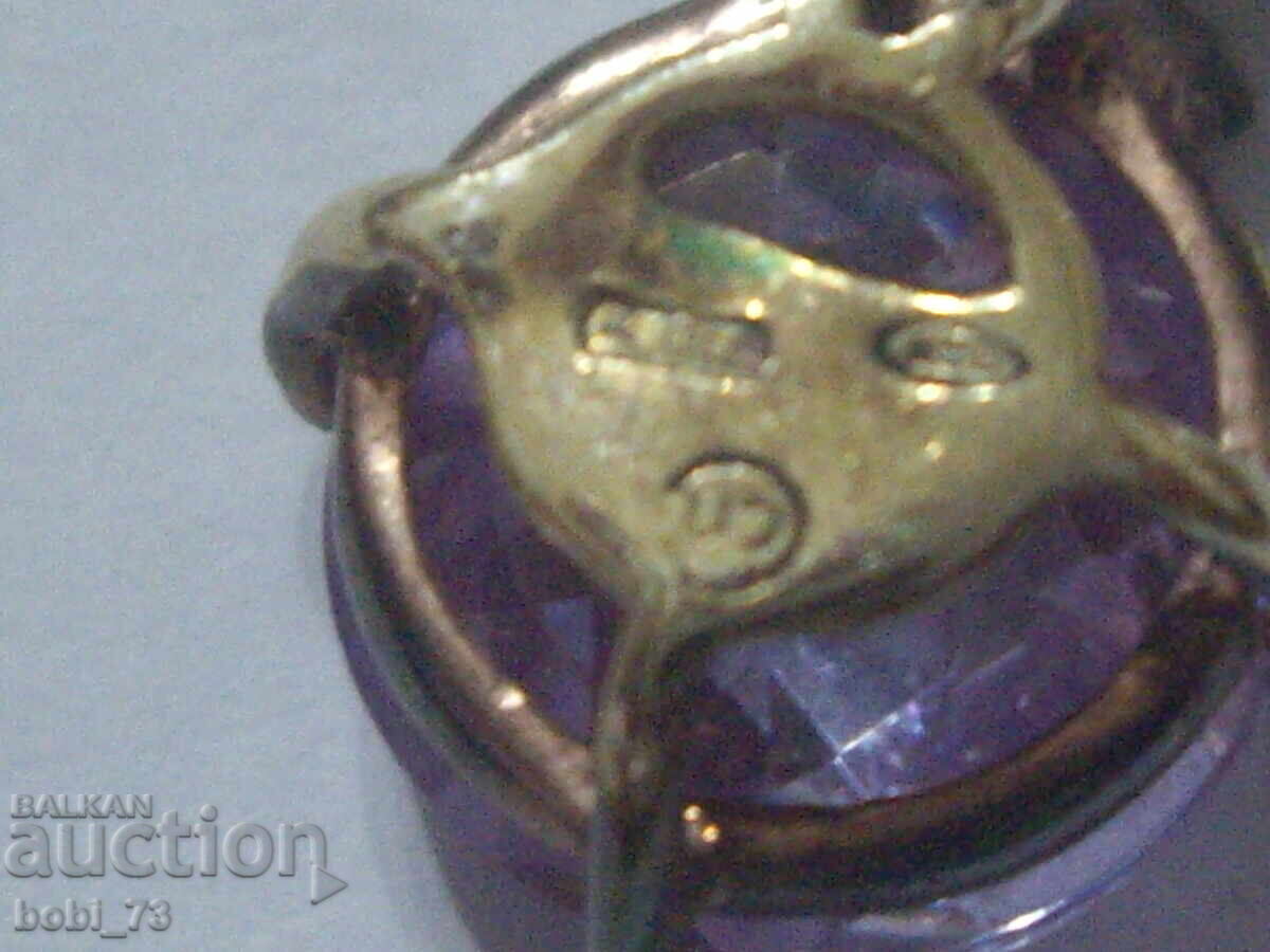 Set of gold-plated silver necklace with earrings - 6 Set of gold-plated silver necklace with earrings - 6