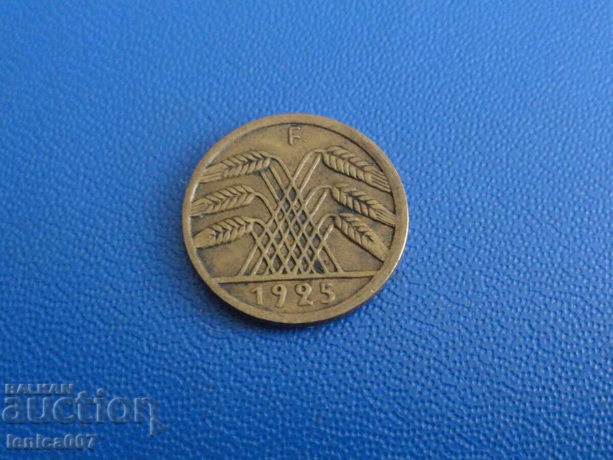 Auction Germany 1925 - 5 Pfennig (F) Auction Germany 1925 - 5 Pfennig (F)