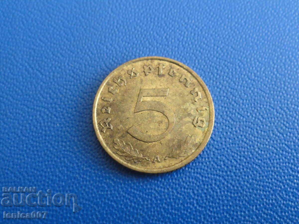 Германия 1939г. - 5 пфенига (A) - 6 Германия 1939г. - 5 пфенига (A) - 6