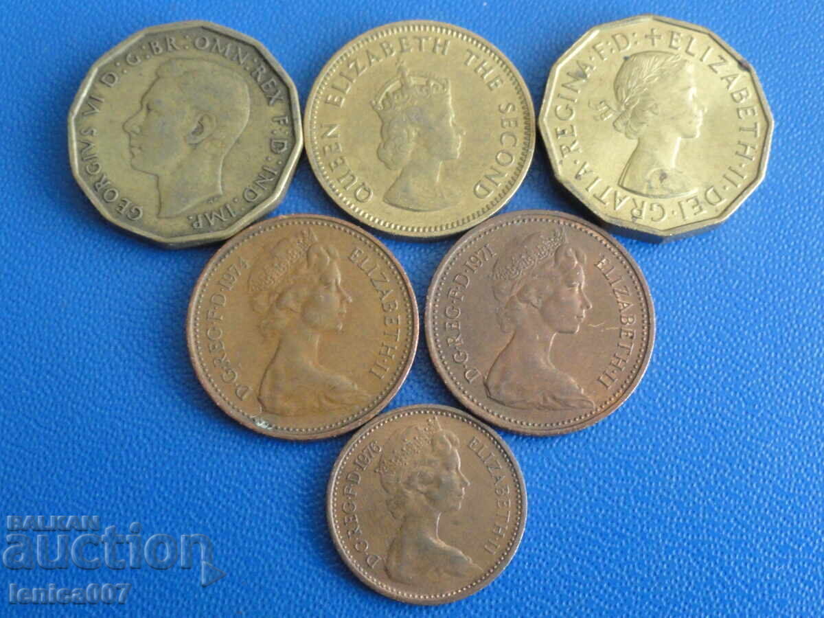 Δημοπρασία Ηνωμένο Βασίλειο - Νομίσματα (9 τεμάχια)