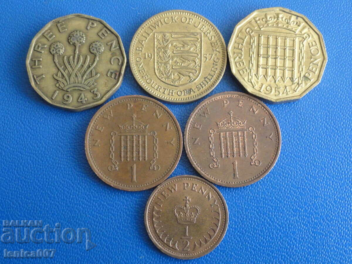 Великобритания - Монети (9 броя) - 6 Великобритания - Монети (9 броя) - 6