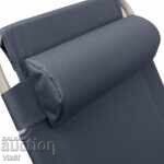 Șezlong pliabil, Albastru, 153x60x80 cm - 5 Șezlong pliabil, Albastru, 153x60x80 cm - 5