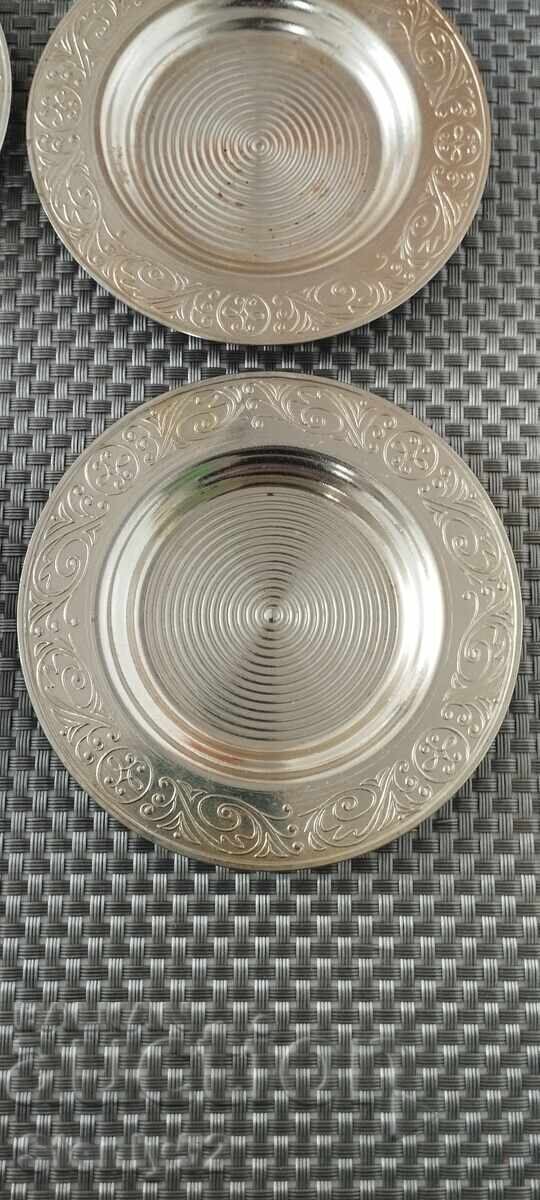 4 pcs aluminum stands for porcelain teapots, cups with price 10.00 BGN | € 5.11 4 pcs aluminum stands for porcelain teapots, cups with price 10.00 BGN | € 5.11