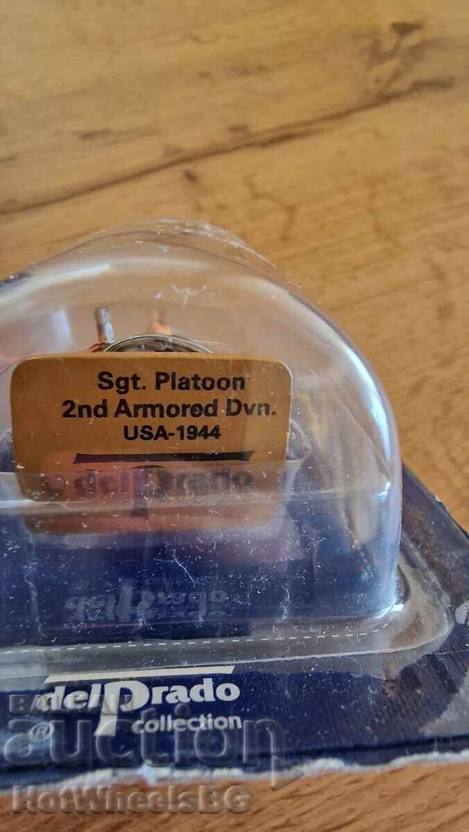 Del Prado - Sgt. Platoon 2nd Armored Division USA - 1944 with price 19.99 BGN | € 10.22 Del Prado - Sgt. Platoon 2nd Armored Division USA - 1944 with price 19.99 BGN | € 10.22