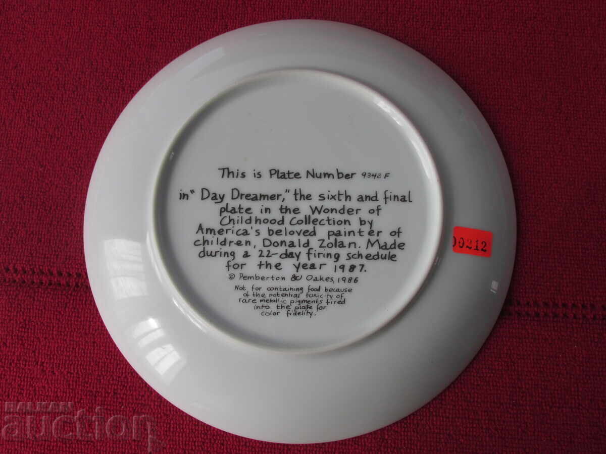 Auction Wall plate, decor, collection Auction Wall plate, decor, collection