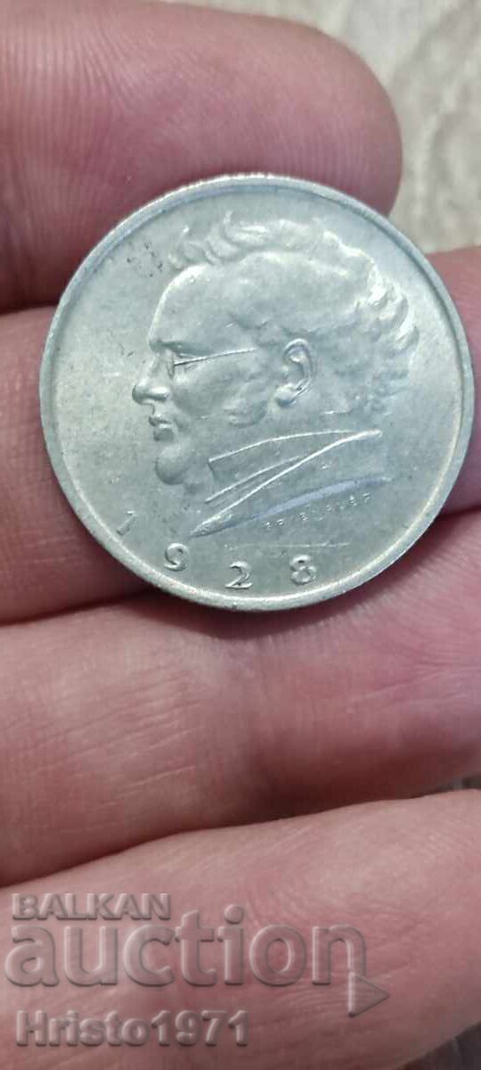 2 шилинга 1928