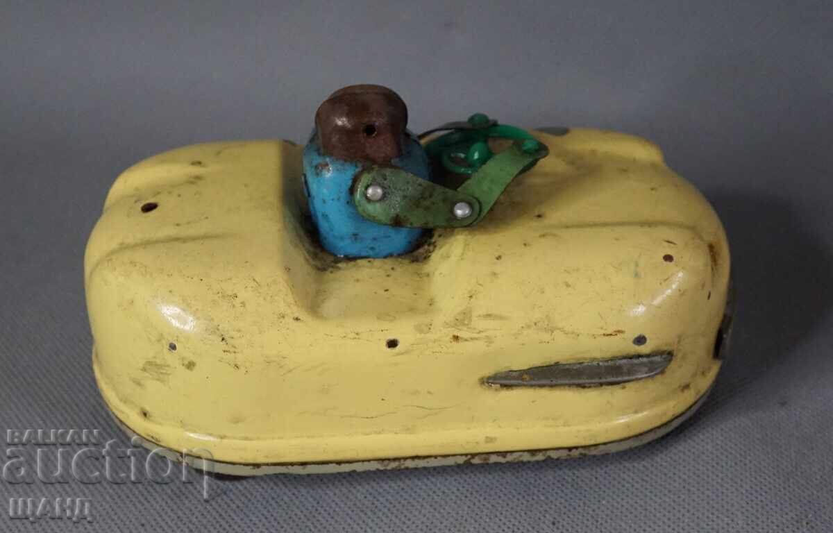 Auction Old Rare Metal Mechanical Toy Bumper Car Auction Old Rare Metal Mechanical Toy Bumper Car