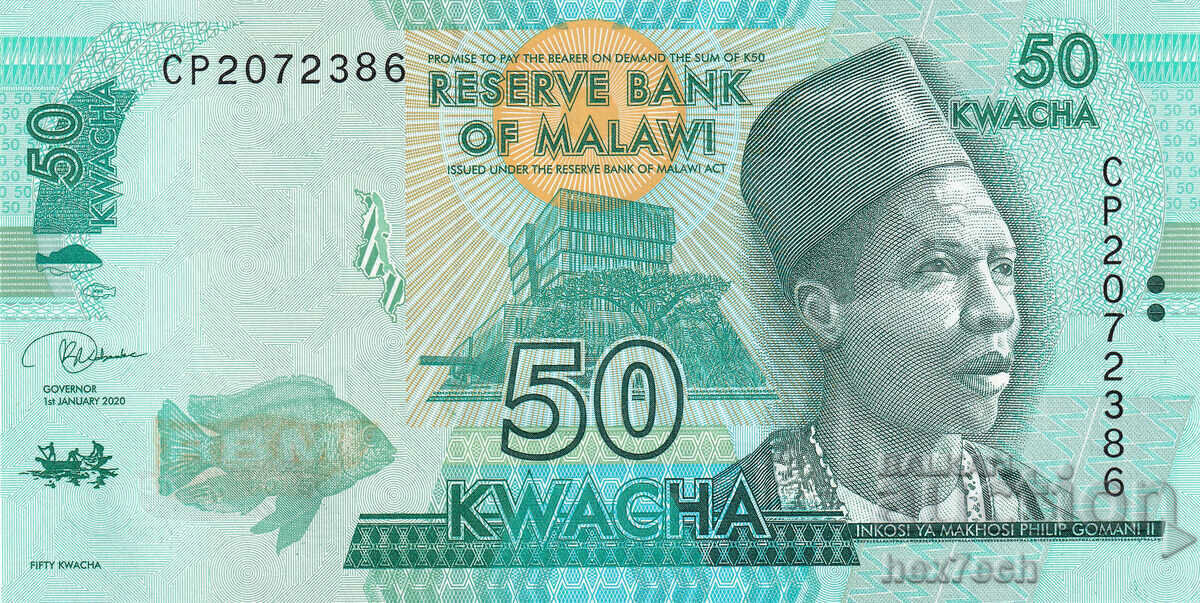 ❤️ ⭐ Μαλάουι 2020 50 Kwacha UNC νέο ⭐ ❤️ με τιμή 1.89 BGN | € 0.97 ❤️ ⭐ Μαλάουι 2020 50 Kwacha UNC νέο ⭐ ❤️ με τιμή 1.89 BGN | € 0.97