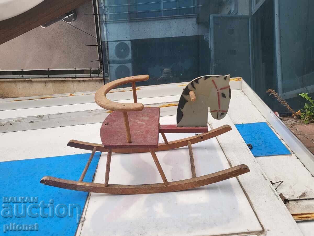 Auction  Children's wooden rocking horse from the Soviet era
