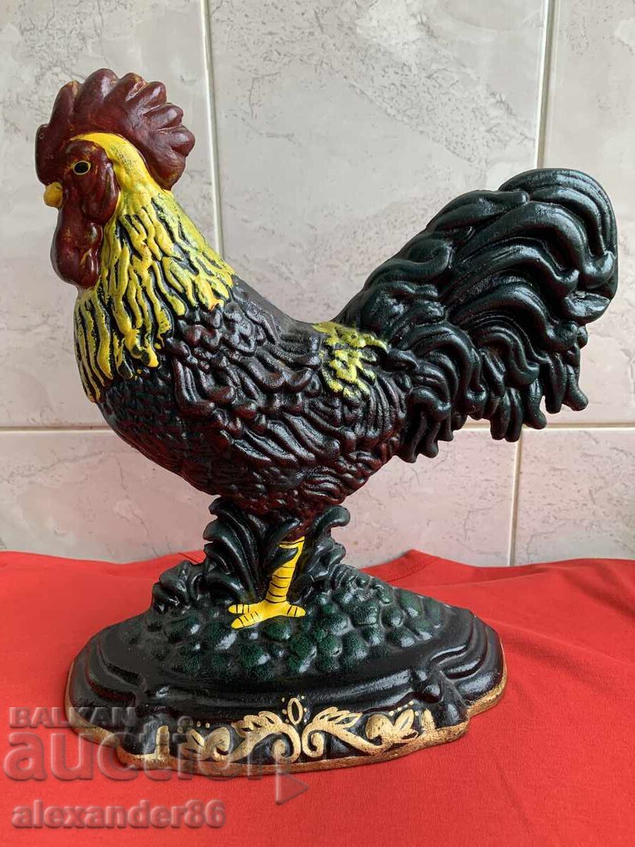 Old cast iron rooster Old cast iron rooster