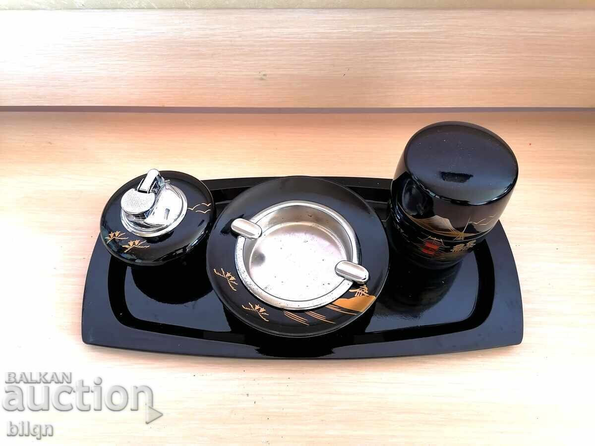 Great Vintage Japanese Smoking Set - 1970s with price 44.98 BGN | € 23.00 Great Vintage Japanese Smoking Set - 1970s with price 44.98 BGN | € 23.00