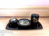 Great Vintage Japanese Smoking Set - 1970s