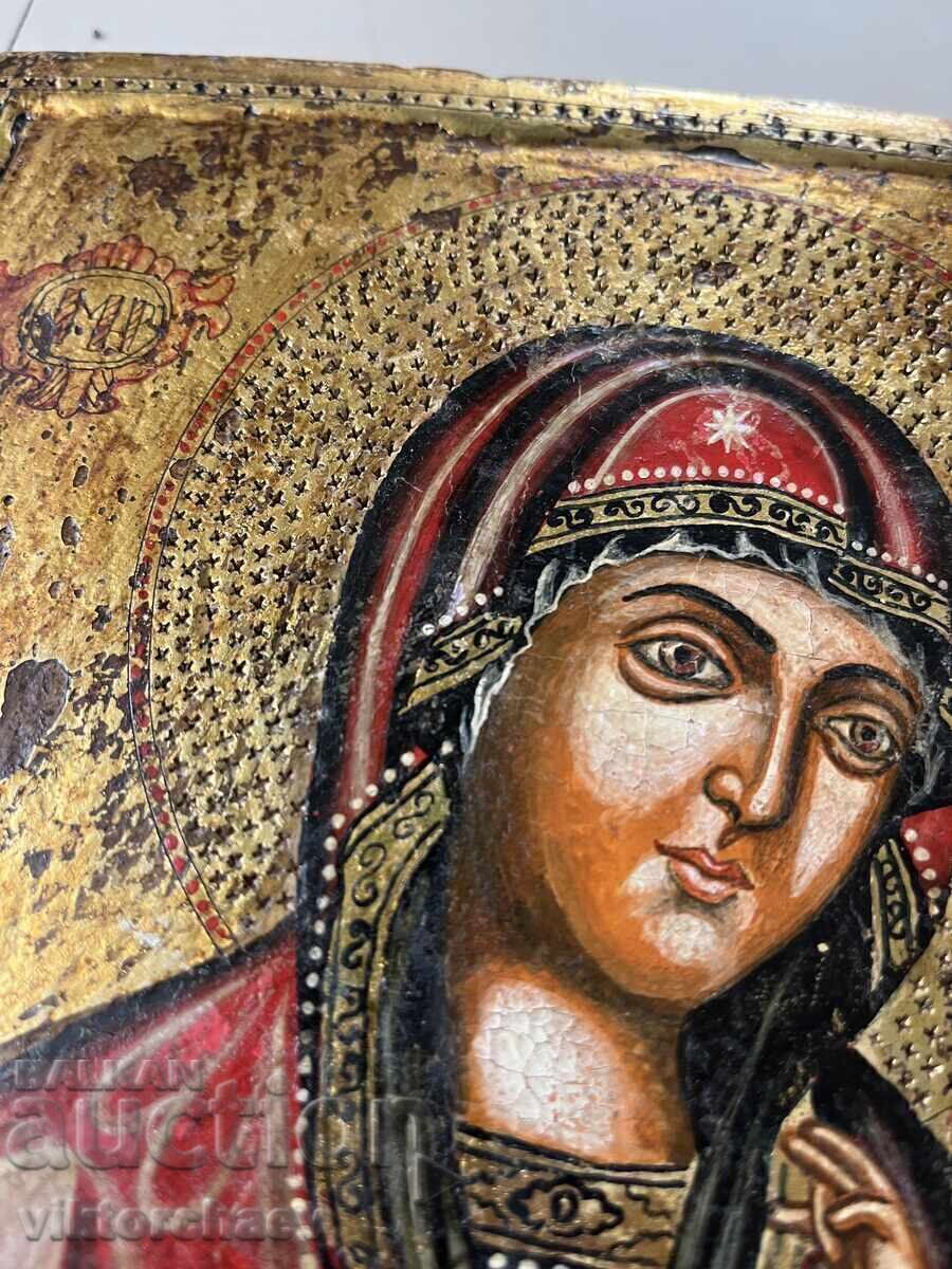 Old Icon - The Virgin Mary with price 260.00 BGN | € 132.94 Old Icon - The Virgin Mary with price 260.00 BGN | € 132.94
