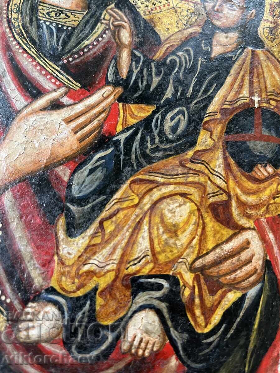 Delivery of Old Icon - The Virgin Mary Delivery of Old Icon - The Virgin Mary