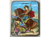 Icoană Sfântul Dimitrie - pictată manual pe lemn