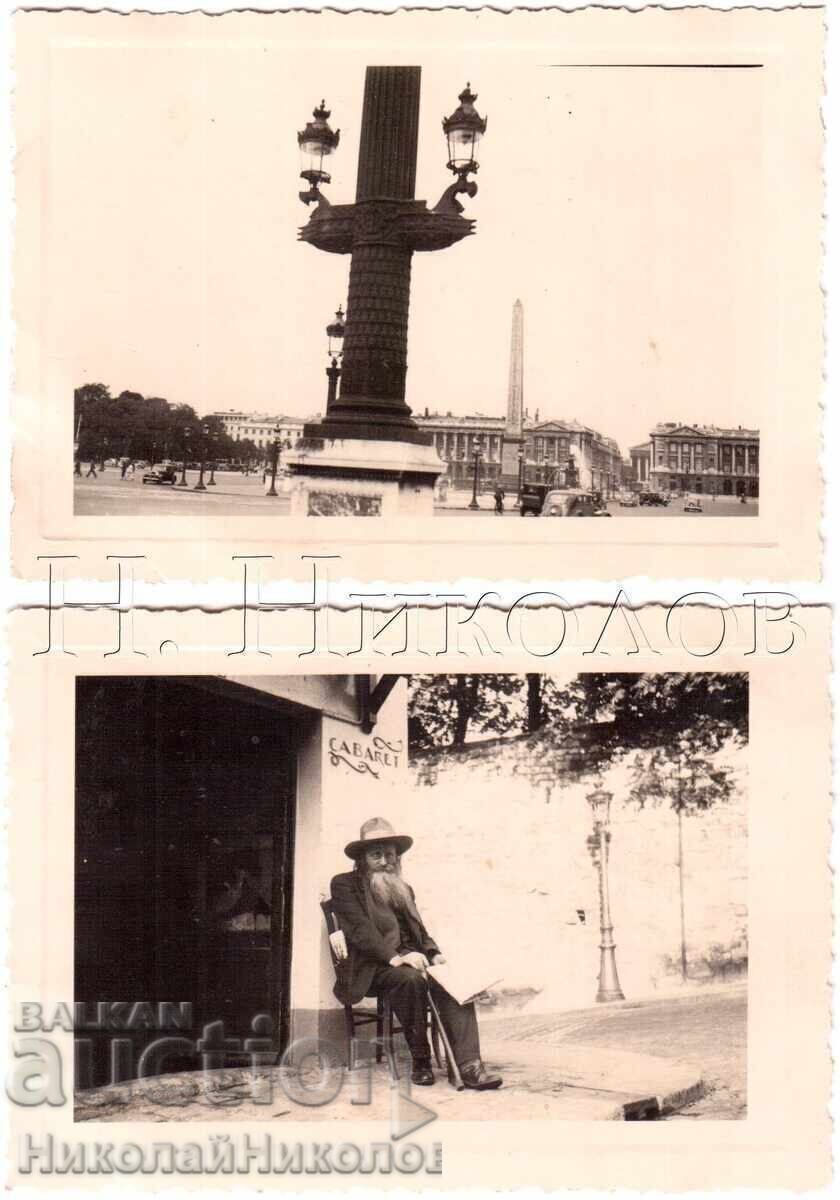 1937 8х МАЛКИ СТАРИ СНИМКИ ПАРИЖ БЪЛГАРИ НА ИЗЛОЖЕНИЕТО Д585