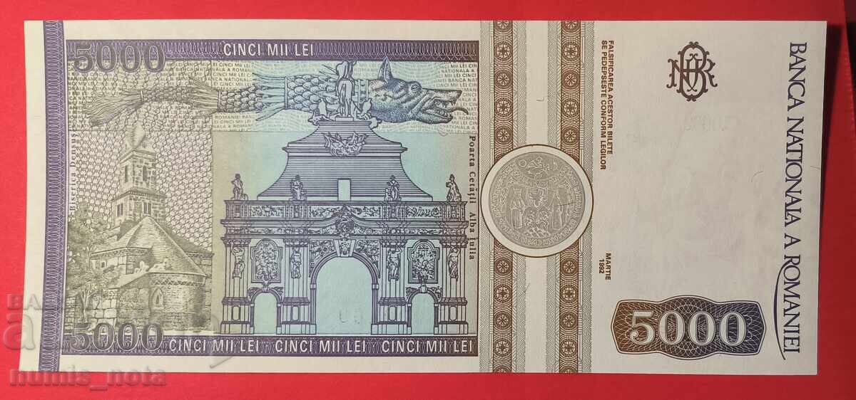 Румъния 5000 леи 1992 г. с цена 45.00 лв. | € 23.01 Румъния 5000 леи 1992 г. с цена 45.00 лв. | € 23.01