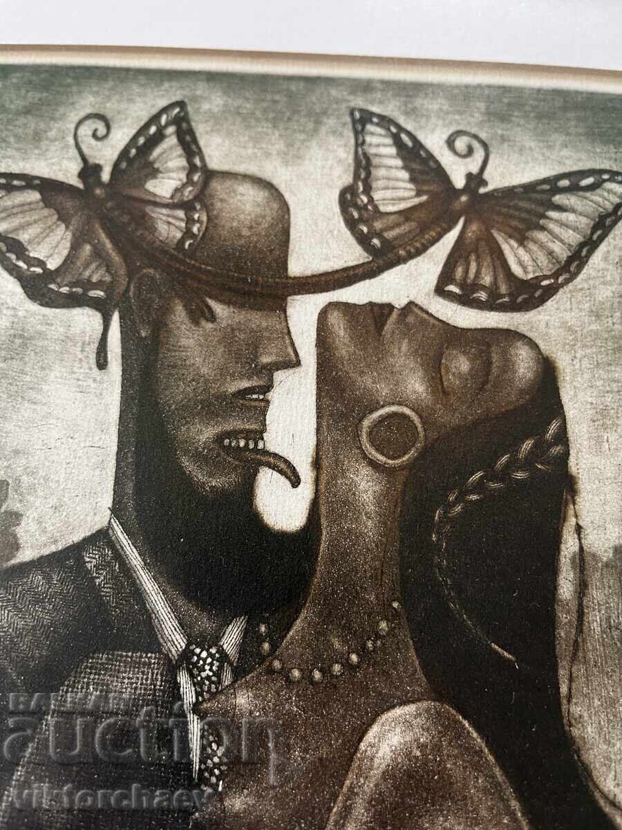 Παράδοση Πλάμεν Πένοφ (ΣΒΧ) πίνακας γραφικών - “Μυστήριο” 1997 Παράδοση Πλάμεν Πένοφ (ΣΒΧ) πίνακας γραφικών - “Μυστήριο” 1997