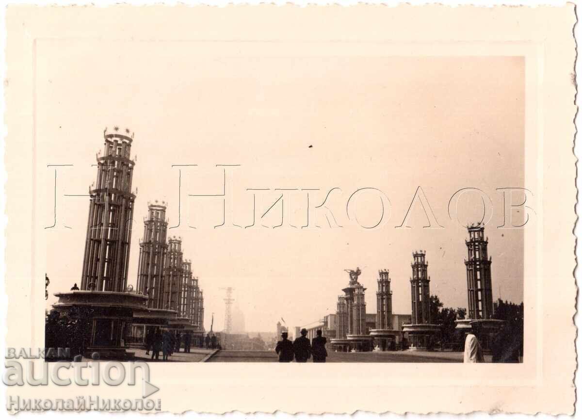 1937 SMALL OLD PHOTO PARIS EXHIBITION BRIDGE ALEXANDER D588 1937 SMALL OLD PHOTO PARIS EXHIBITION BRIDGE ALEXANDER D588