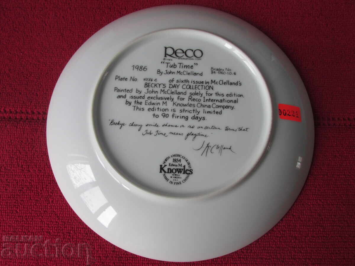 Auction Wall plate, decor, collection Auction Wall plate, decor, collection